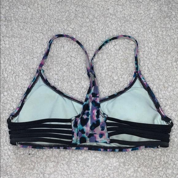 Leopard Caged Bikini Top - Picture 2 of 2